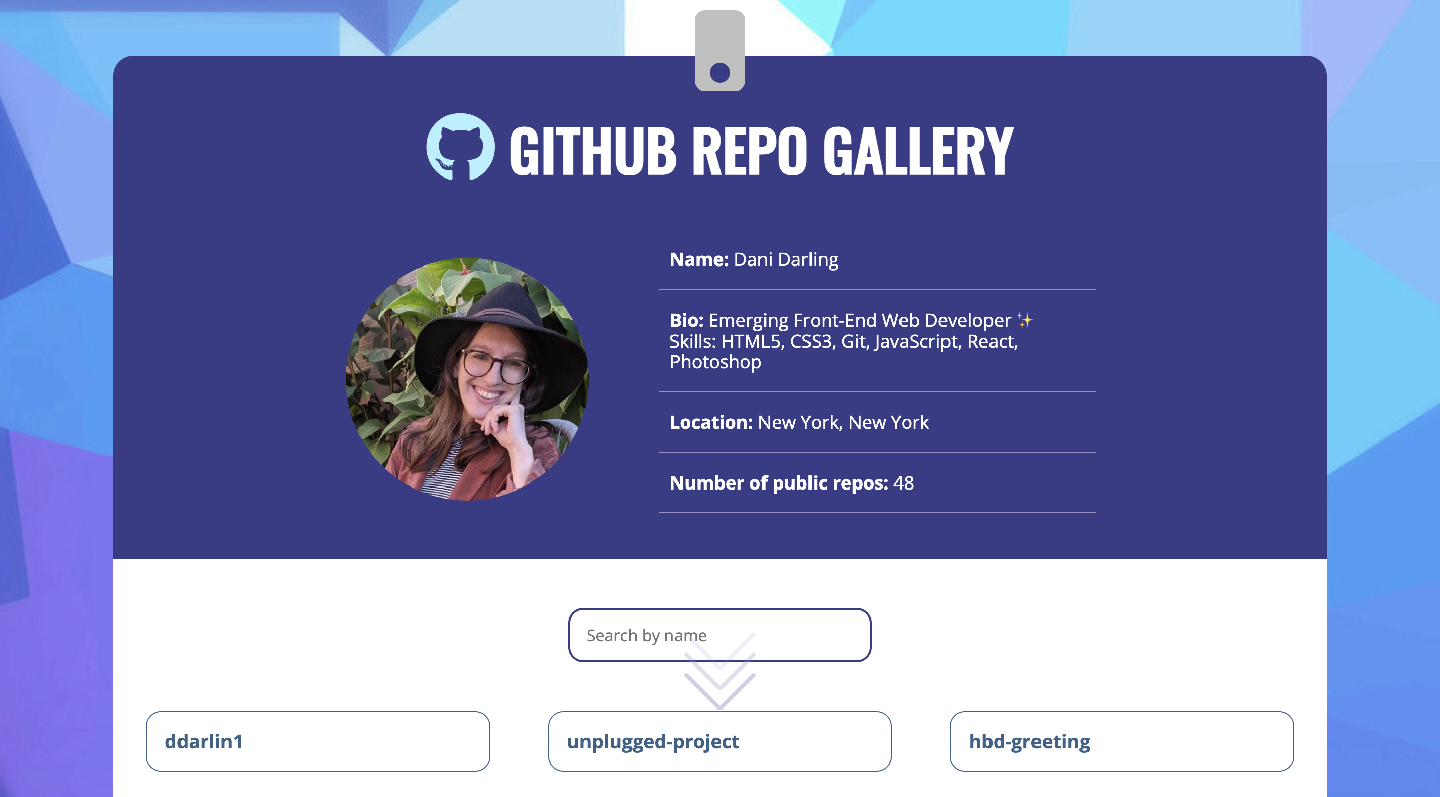 github repo gallery
