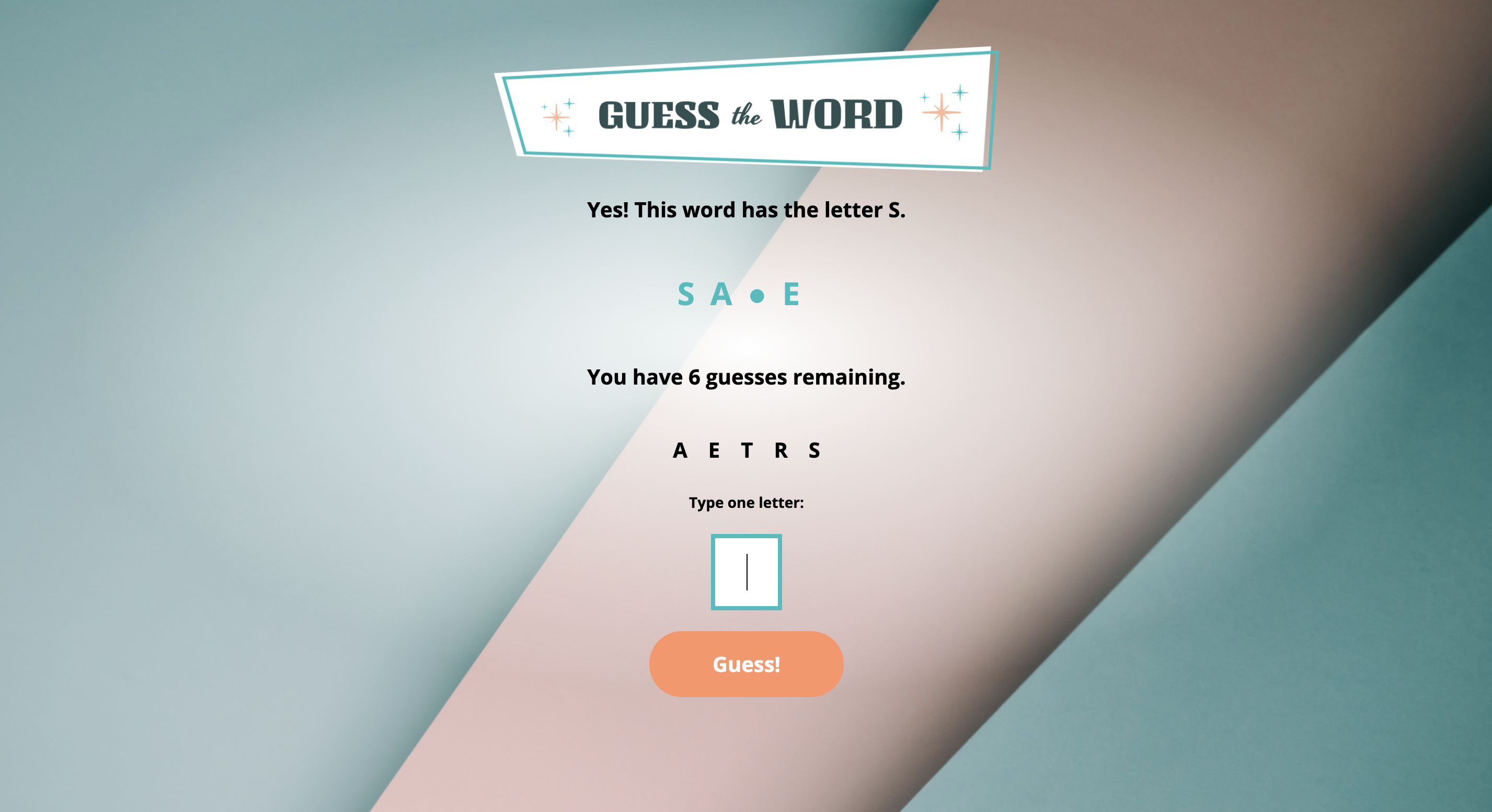guess the word